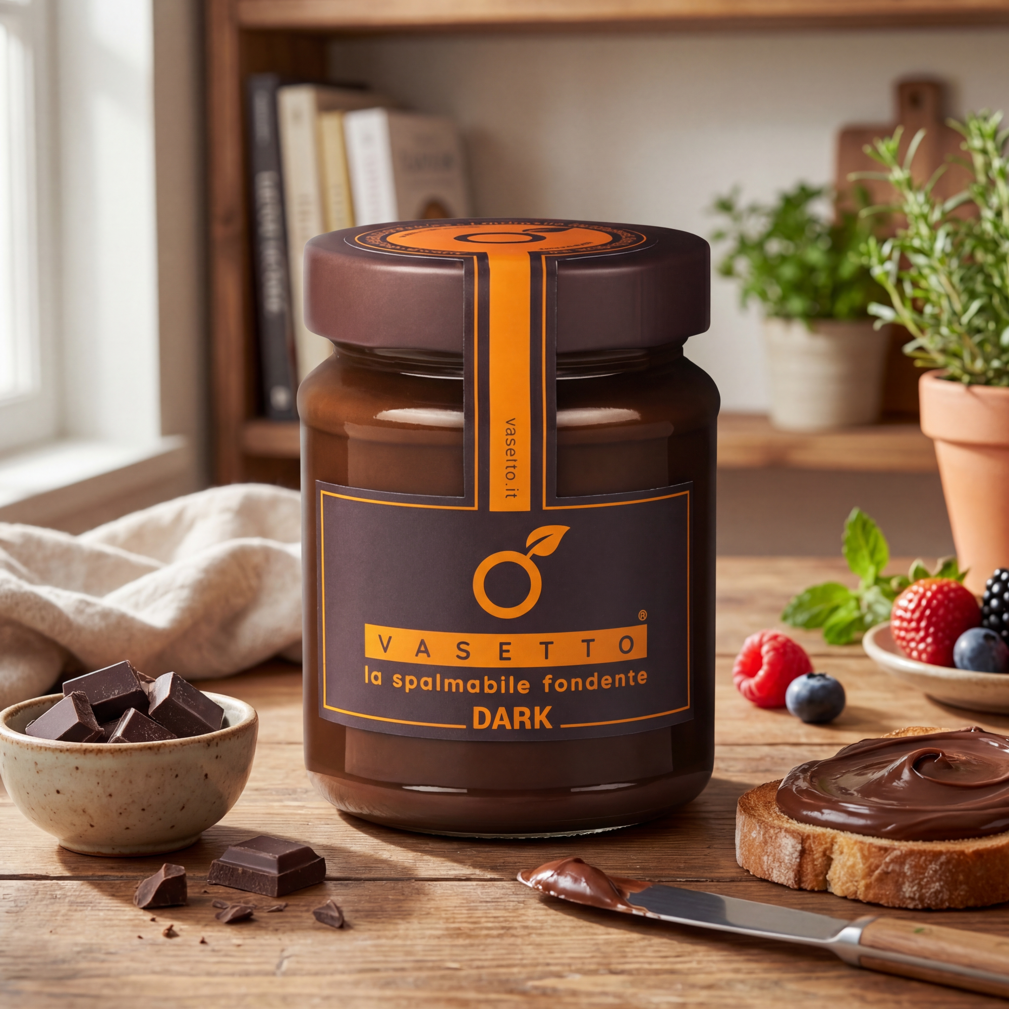 Vegan Dark Hazelnut Spread - Dark Gianduja